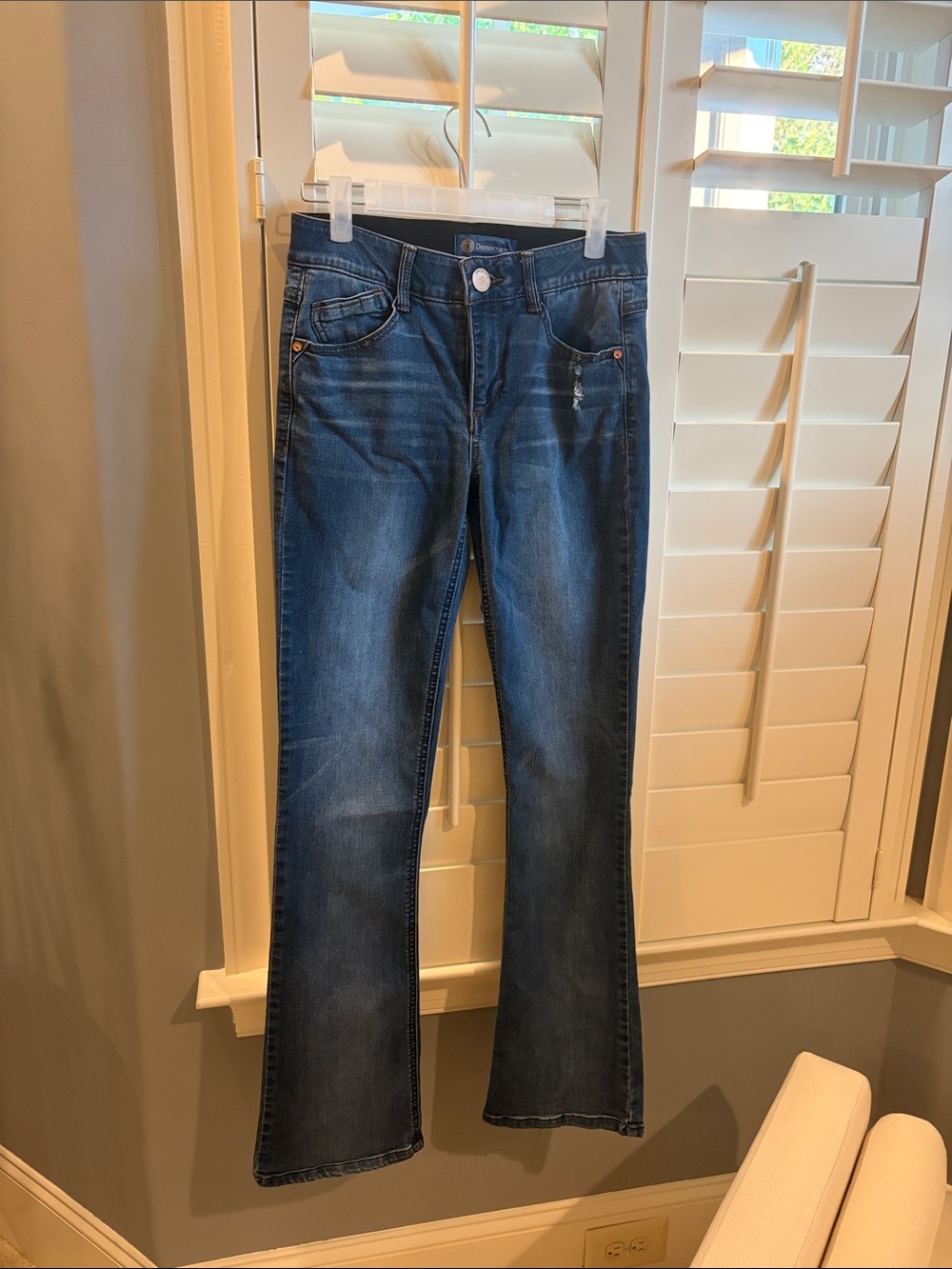 Democracy Dark Blue Flare Jeans